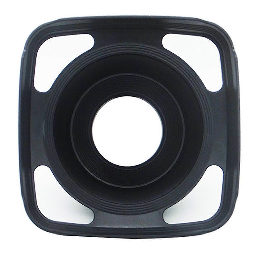  37mm-72mm Square Lens Hood for DV Camcorder Digital Video Camera Lens Filter