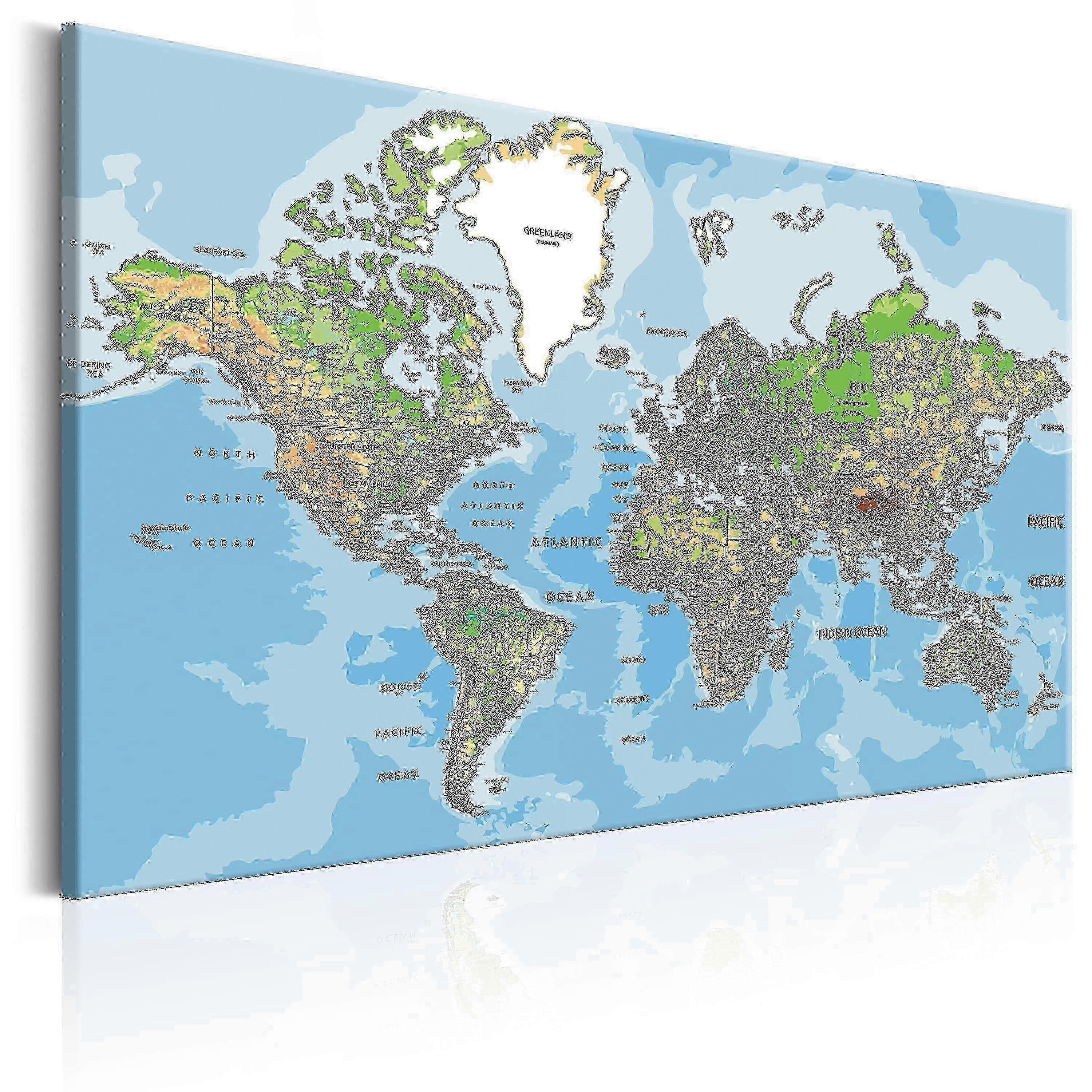 Canvas Print - Explorez le monde!