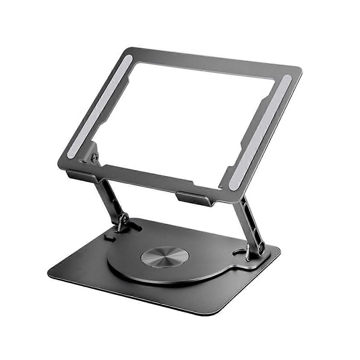 Lifting Heat Dissipation Computer Stand 360 Rotating Laptop Stand for Computer Gray