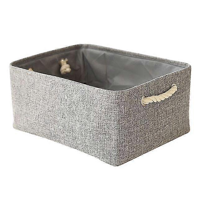 Collapsible Fabric Storage Basket With Handle