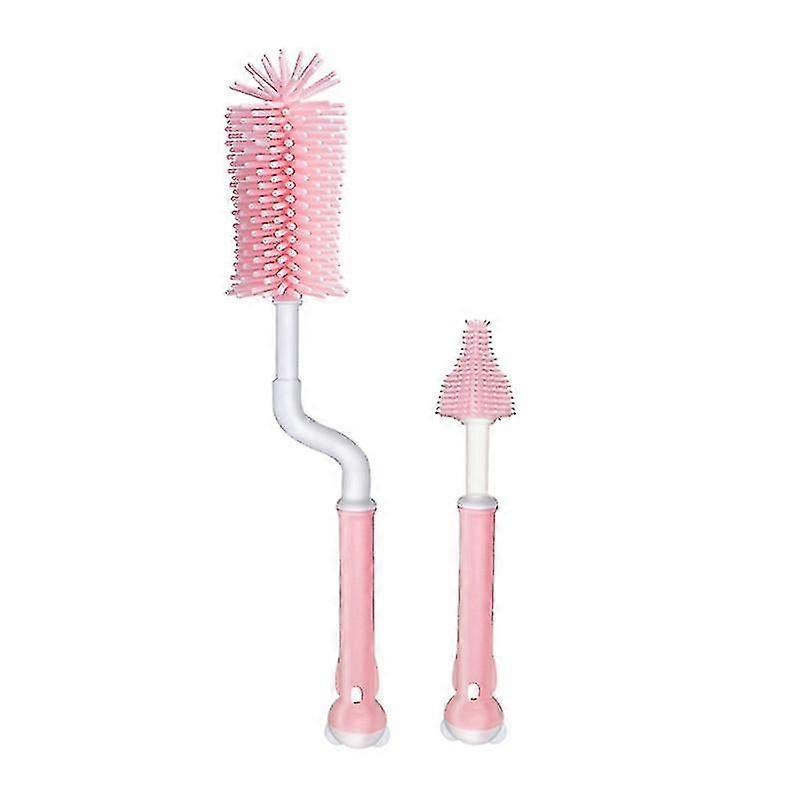Silicone Baby Bottle Nipple Straw Brush Set