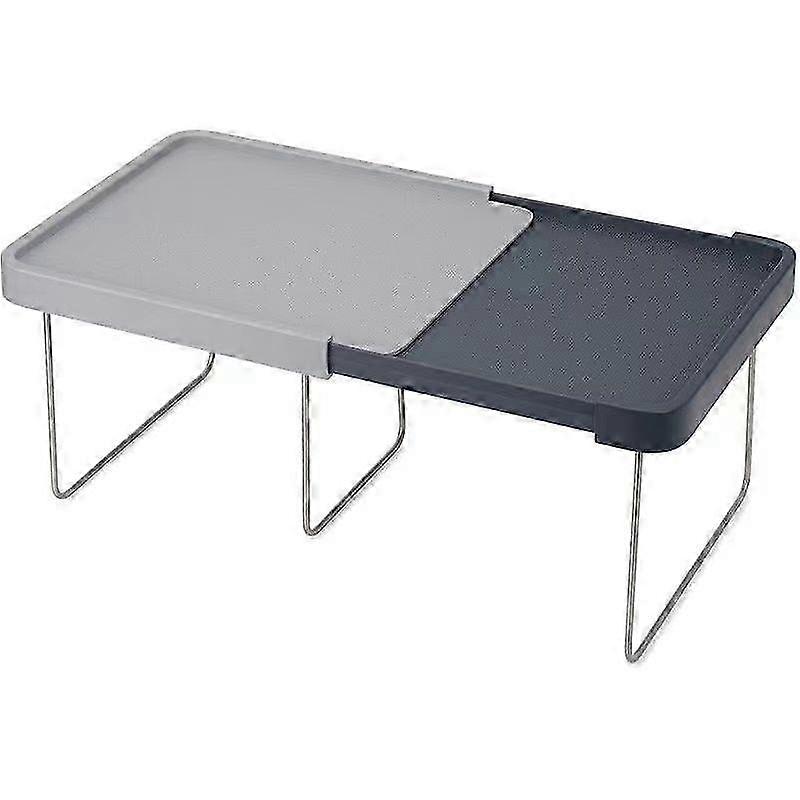 Expandable In-Cupboard Shelf Extra Storage Space Kitchen Organizer Grey