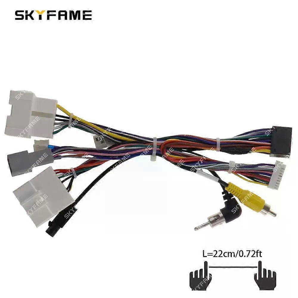 Dotyczy samochodowego 16-pinowego adaptera wiązki przewodów Canbus Box Radio Power Cable do Renault Captur Clio Logan Sandero Duster RP5-RN-101