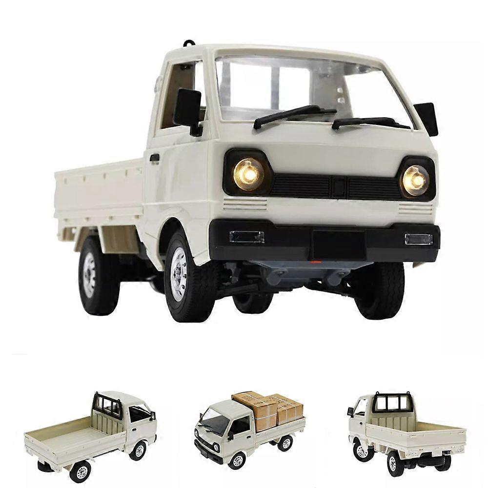 WPL D12 RC Car 1:16, 2.4Ghz RC Drift Car Model, Mini-Truck with Double Battery