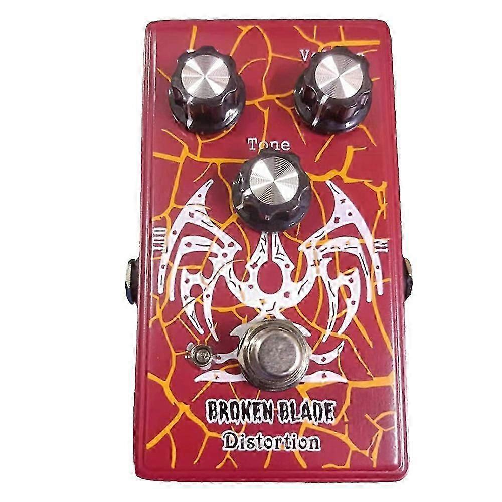 Guitar Effect Broken Blade Distortion Pedal,with Dist/volume And Tone Pedal,distortion Effect Pedal,guitar Pedal