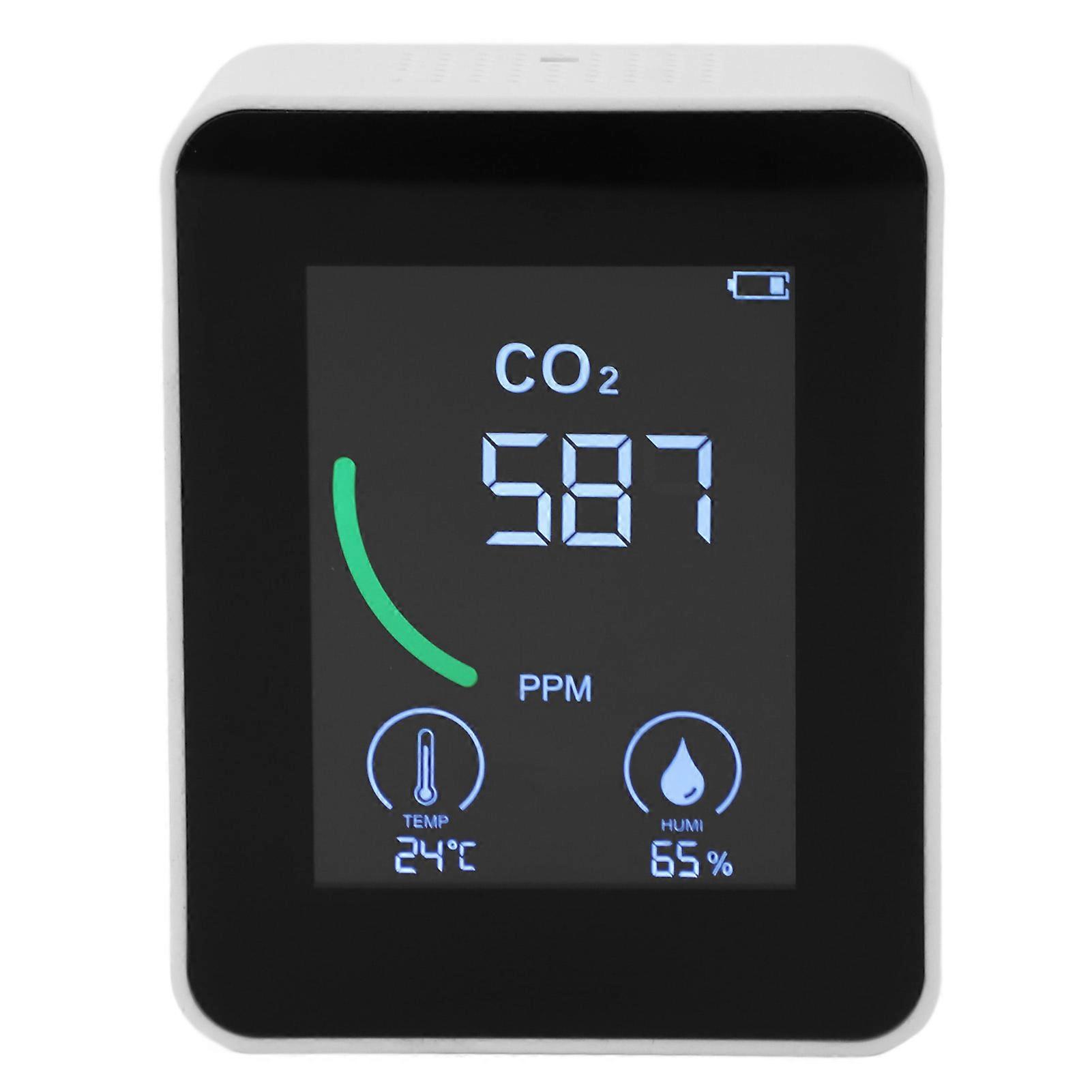 Air Quality Meter 3 in 1 Infrared NDIR CO2 Monitor Temperature Humidity Tester for Home 