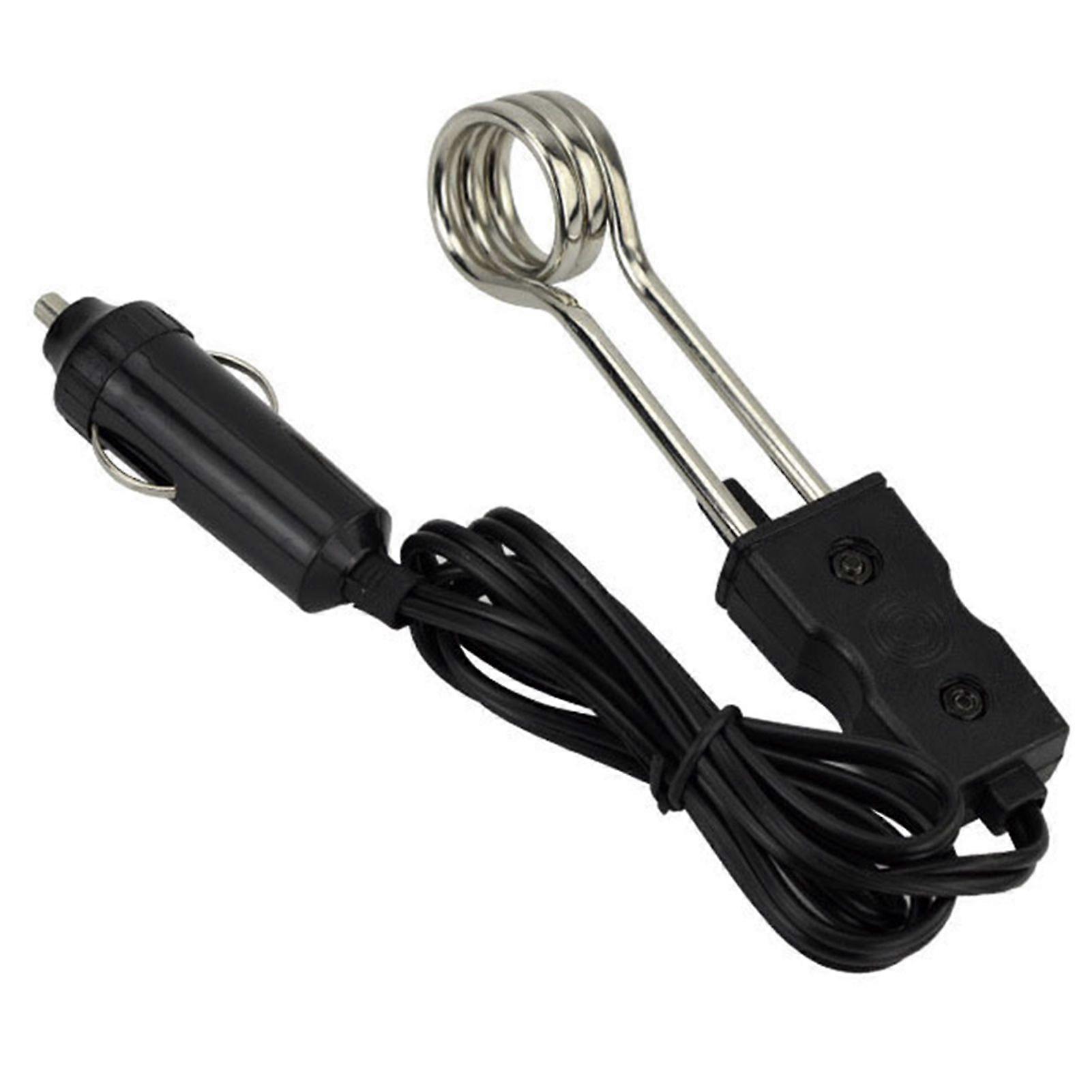 Car Immersion Heaters Mini Portable 12V Immersion Heaters Rod Coffee/Tea/Soup Electric Reheater for Traveling