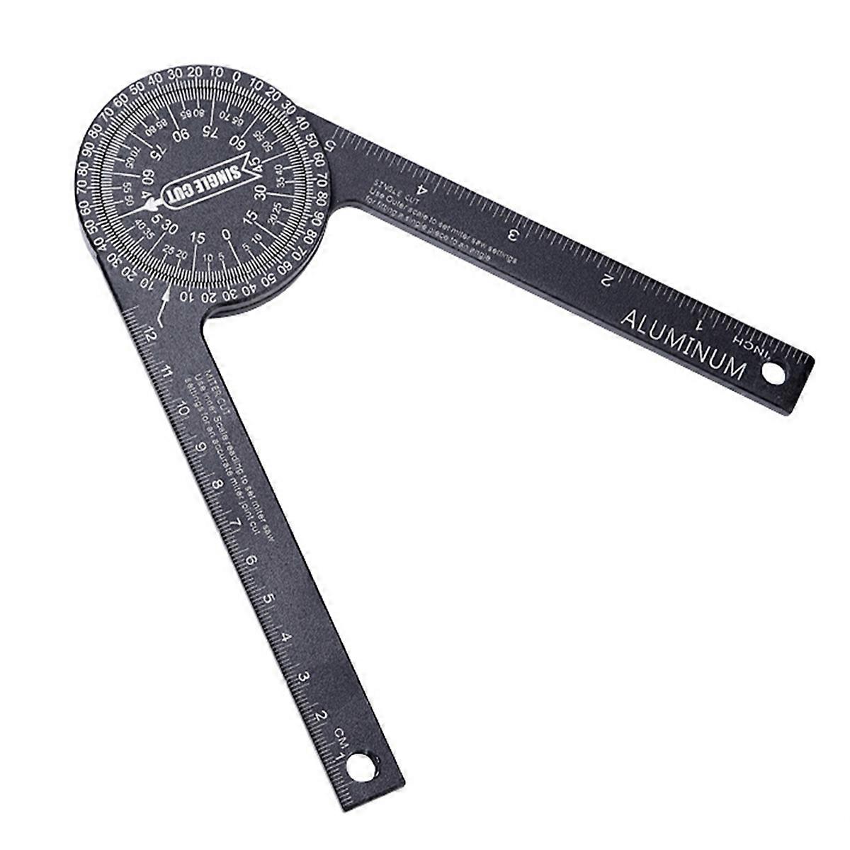 360 Degree Horizontal Protractor DIY Angle Ruler Positioning Angle Measuring Instrument