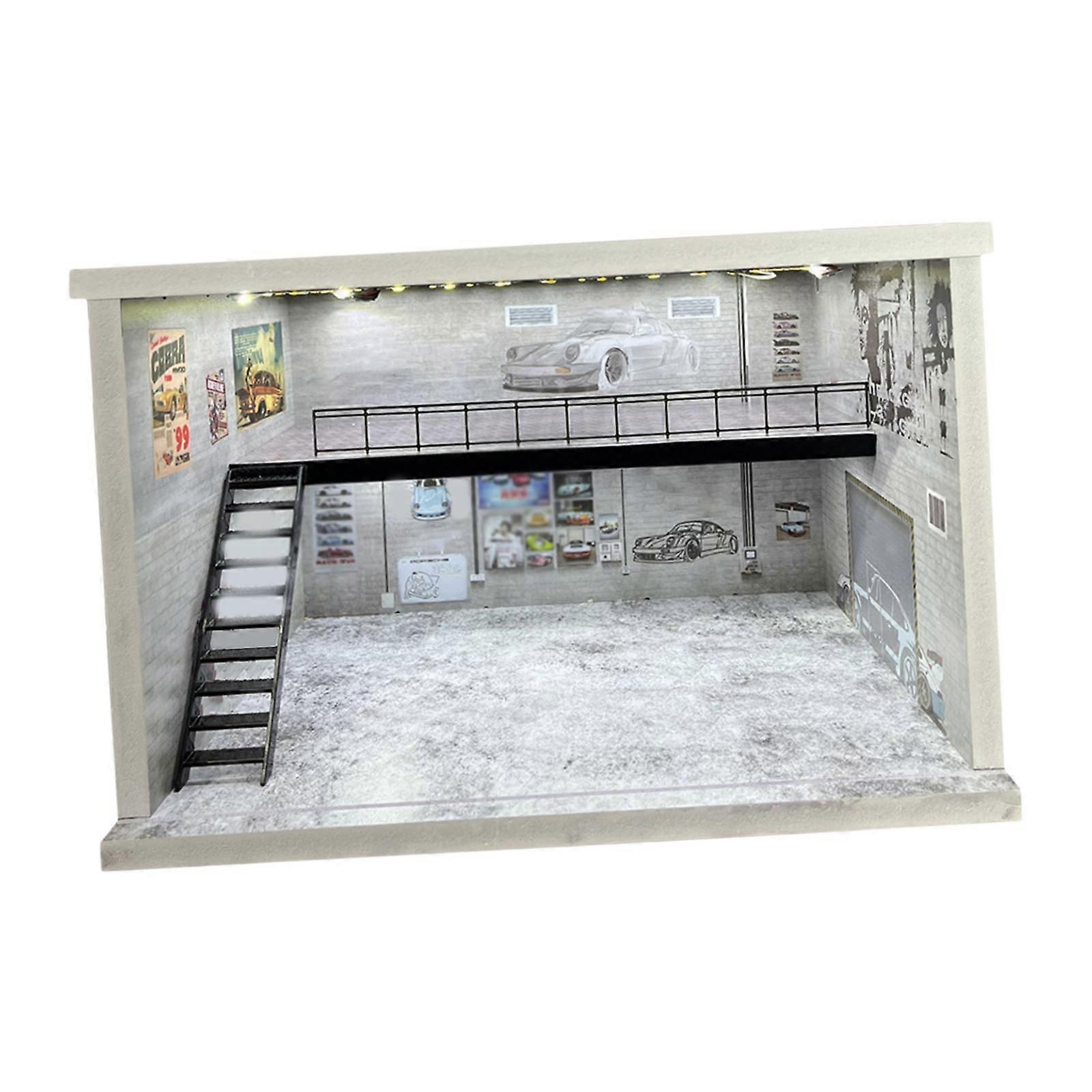 Diecast Model Car Display Case 1/64 1/36 1/32 Scale for Collection Alloy Car A