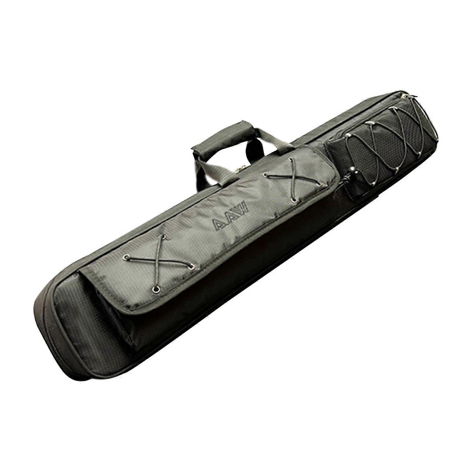 Pool Cue Bag 1/2 Queue Tasche Tragbare Pool Queue Tasche für Anfänger Männer Reisen Schwarz