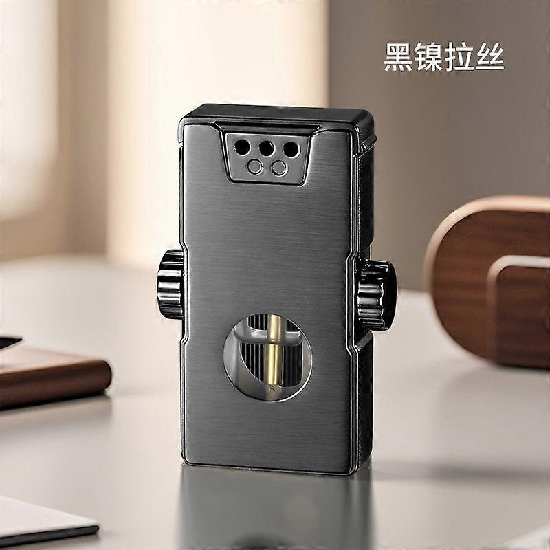 Metal Gyro Rotary Mecha Voice Control Kerosene Lighter 4 Kinds Of Rechargeable Intelligent Induction Igniter Personality Gift