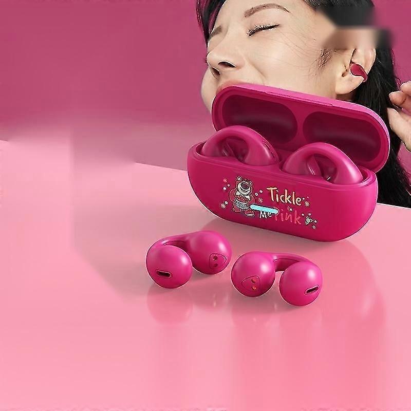 Cute style Bluetooth headset waterproof shower plug bone conduction earplugs Bluetooth 5.3 ear clip