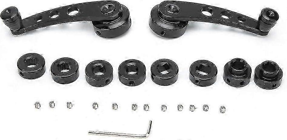 3 polegadas janela manivela Winder, Universal Preto CNC alumínio manivela Handle Kit Car Van Door Window