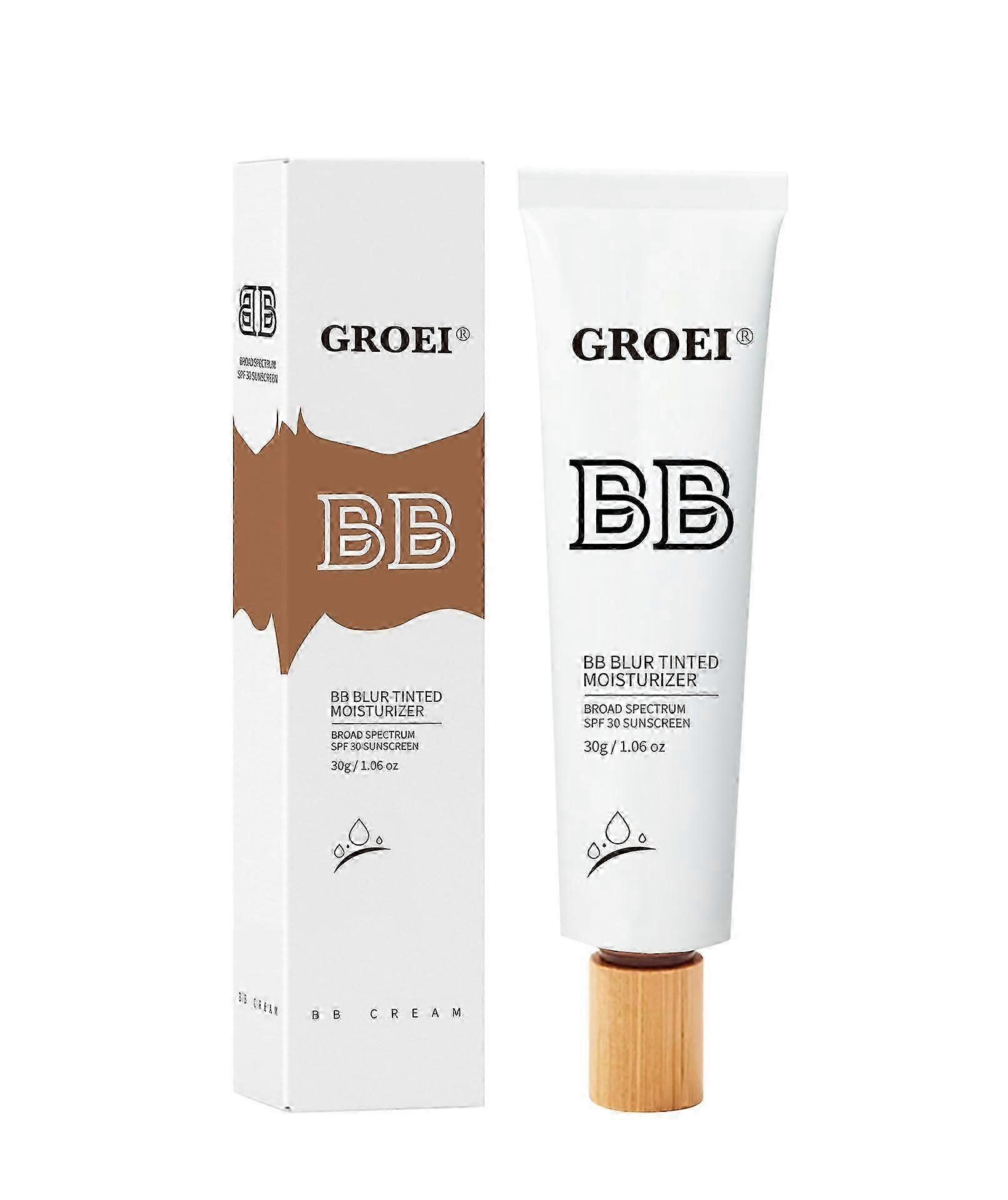 BB Blur Tinted Moisturizer Spf,Brightens, Hydrates & Smooths Your Skin,BB Tinted Care Primer Broad Spectrum Spf 30 Sunscreen Full Coverage Light-Mediu