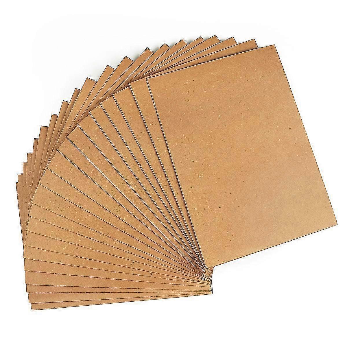 NUOLUX 20pcs A4 Kraft Paper Presentation Folder Project File Document Folder Office Accessories (Kraft Paper)