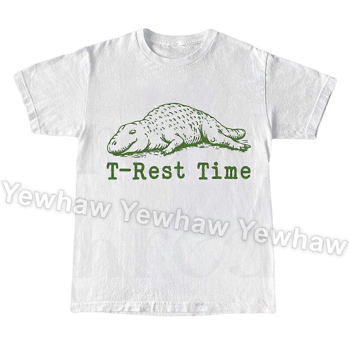 Vtipné tričko s dinosaurem, T-rest Time Meme, roztomilé a hloupé tričko s dinosauřím grafikou
