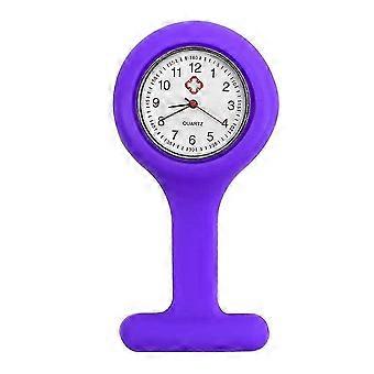 Broches de montre d’infirmière en silicone, Montre de poche d’infirmière en silicone avec broche pour infirmières et autres soins de santéca