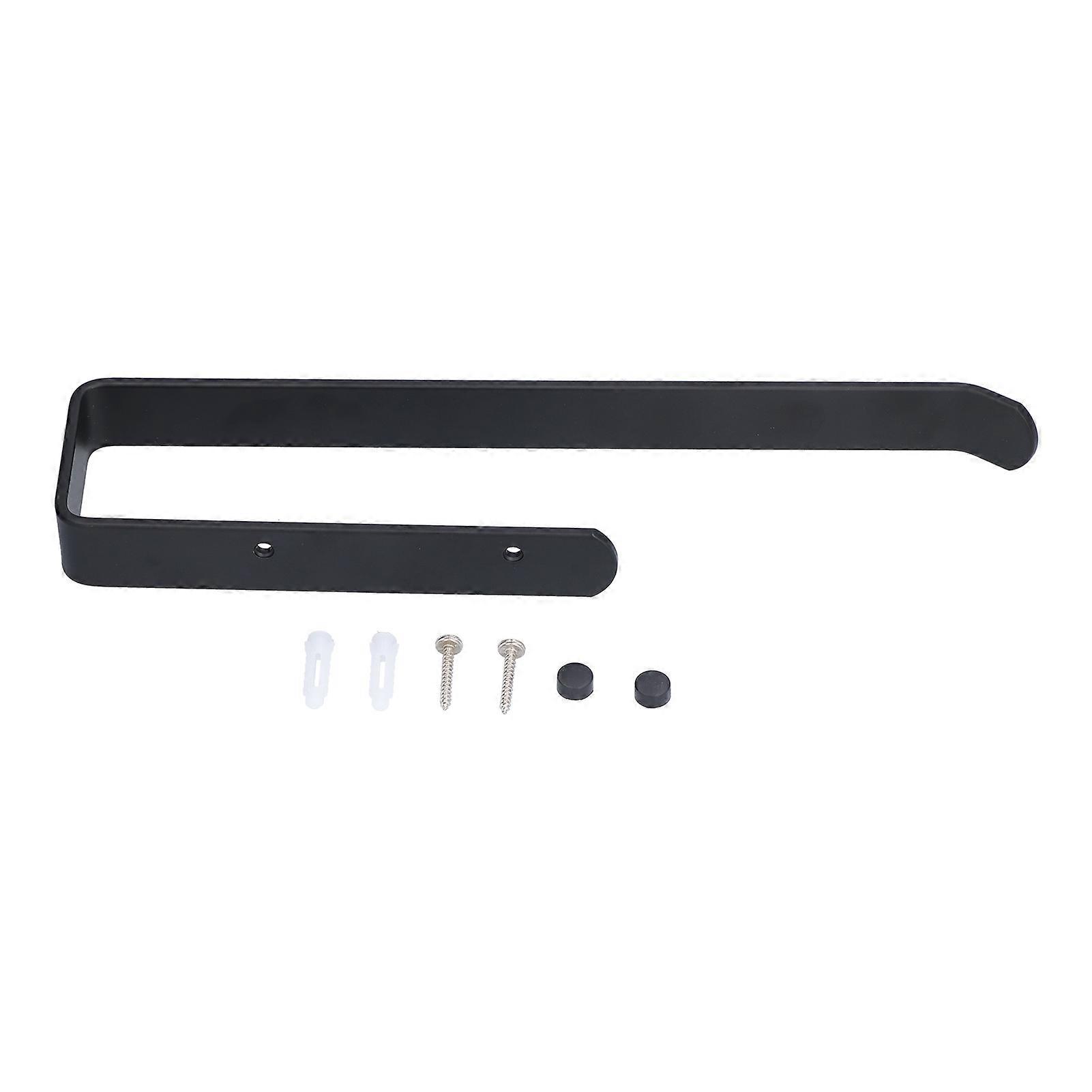 Towel Bar Aluminum Alloy Extended Wall Mounted Toilet Paper Holder for Bathroom and Hotel Use, Stable Design