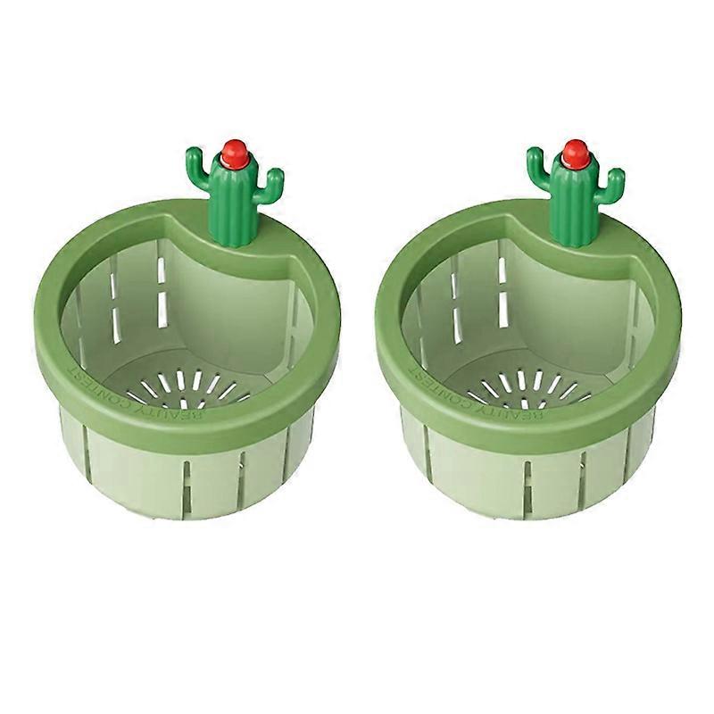 Kitchen Sink Drain Strainer Cute Cactus Kitchen Sink Filter Food Catcher Basket Filter Anti-Clogging For Efficient Sink Draining