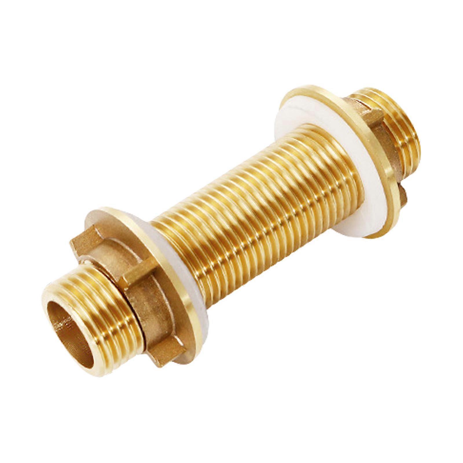 Reliable Brass Bulkhead Connector Adapter for Efficient Water Systems Home Industrial Use Quick Repairs And Maintenance