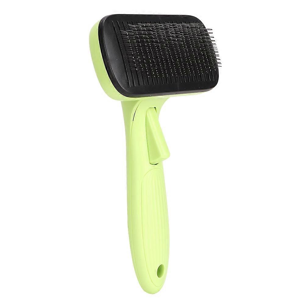 Pet Retractable Brush for Cats and Dogs, Automatic Hair Remover Grooming Tool, Self-Cleaning Comb, Size Small to Medium