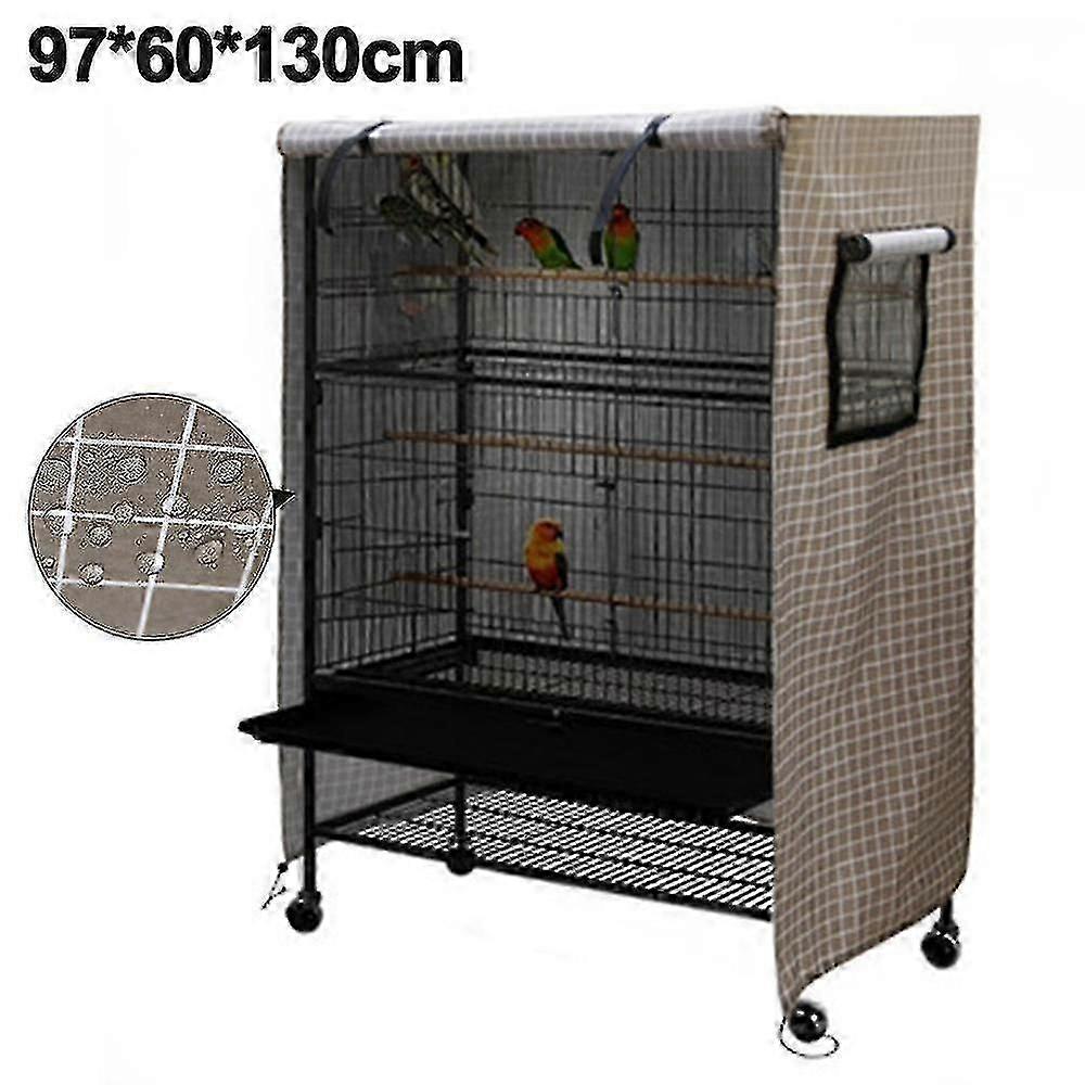 1pcs Large Washable Parrot Cage Cover Windproof And Dustproof Night Cover