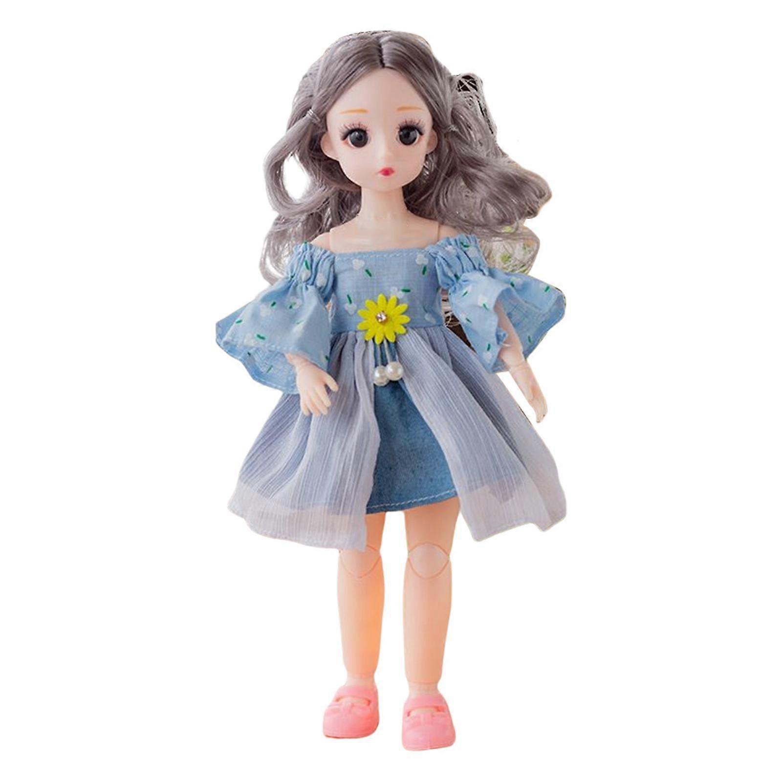 Boneca articulada bola boneca de 12 polegadas 1/6 BJD Bonecas com acessórios de vestuário, princesa