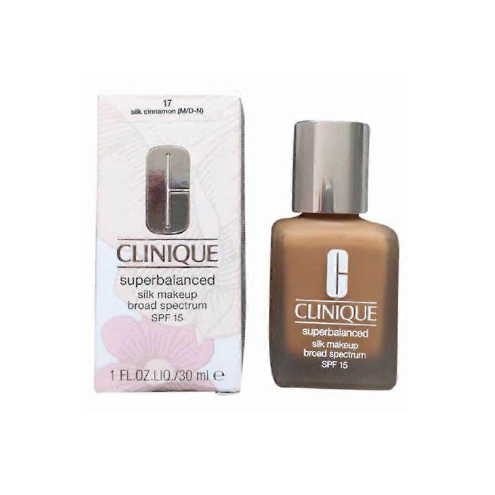 2 x Clinique Super Balanced Silk Make Up Foundation 30ml - 17 Silk Cinnamon