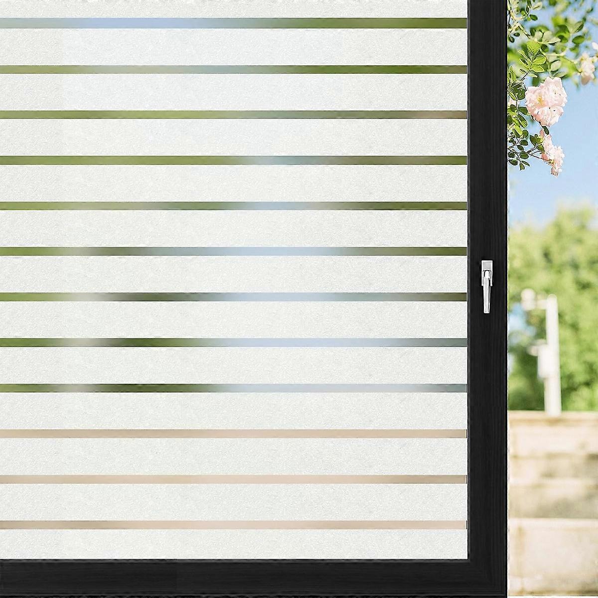 Frosted Glass Film, Stripe Patterns, Window Frosting Film