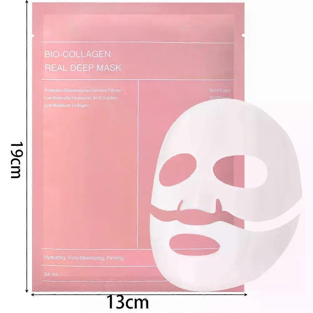 Bio-Collagen Face Mask Shrink Pore Deep Moisturizing Overnight Mask Anti-Wrinkle Hydrating Refreshing Brightening Face Skin Care