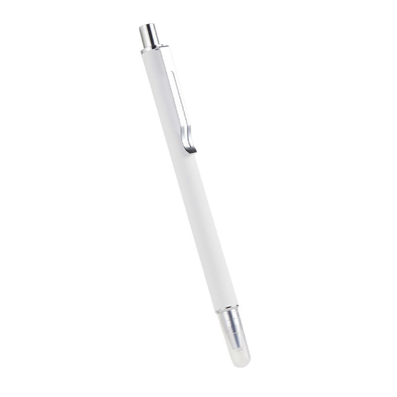 Retractable Fountain Pen 0.38mm EF Piston-filled Ink Cartridge Write Smoothly for Student Beginner Calligraphy Practice White