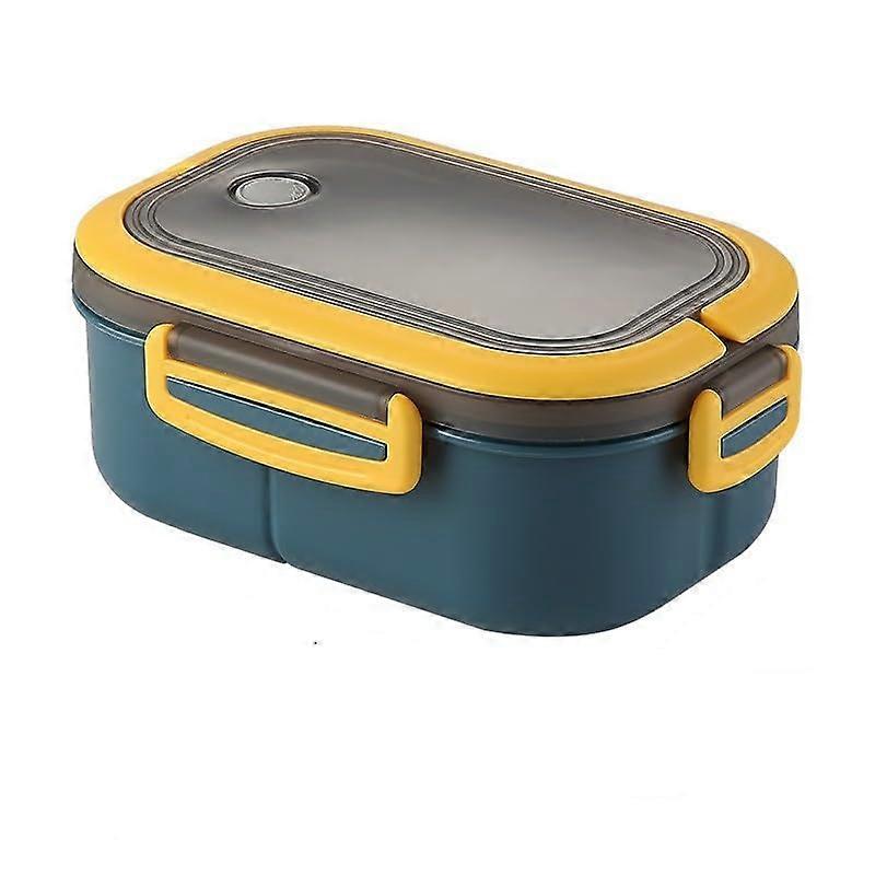 Double-Layer Bento Box for Microwave, Divided Compartment Lunch Box for Office Workers, Fat Reduction Meal Container