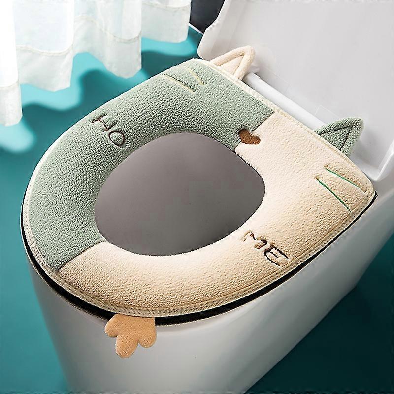 Universal ζεστό κάθισμα τουαλέτας Home Suede κάλυμμα τουαλέτας