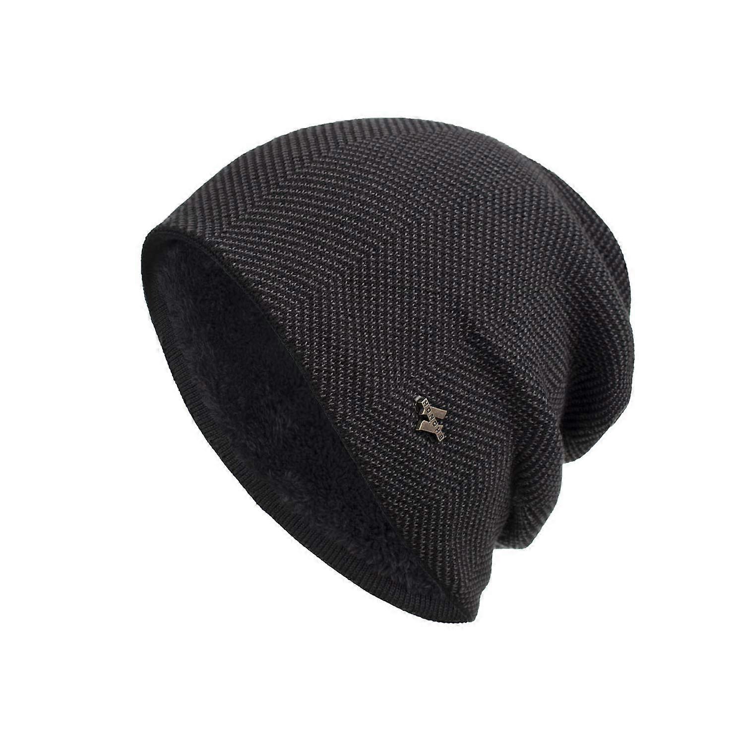 Knitted Wool Warm Thermal Beanie for Winter Cold