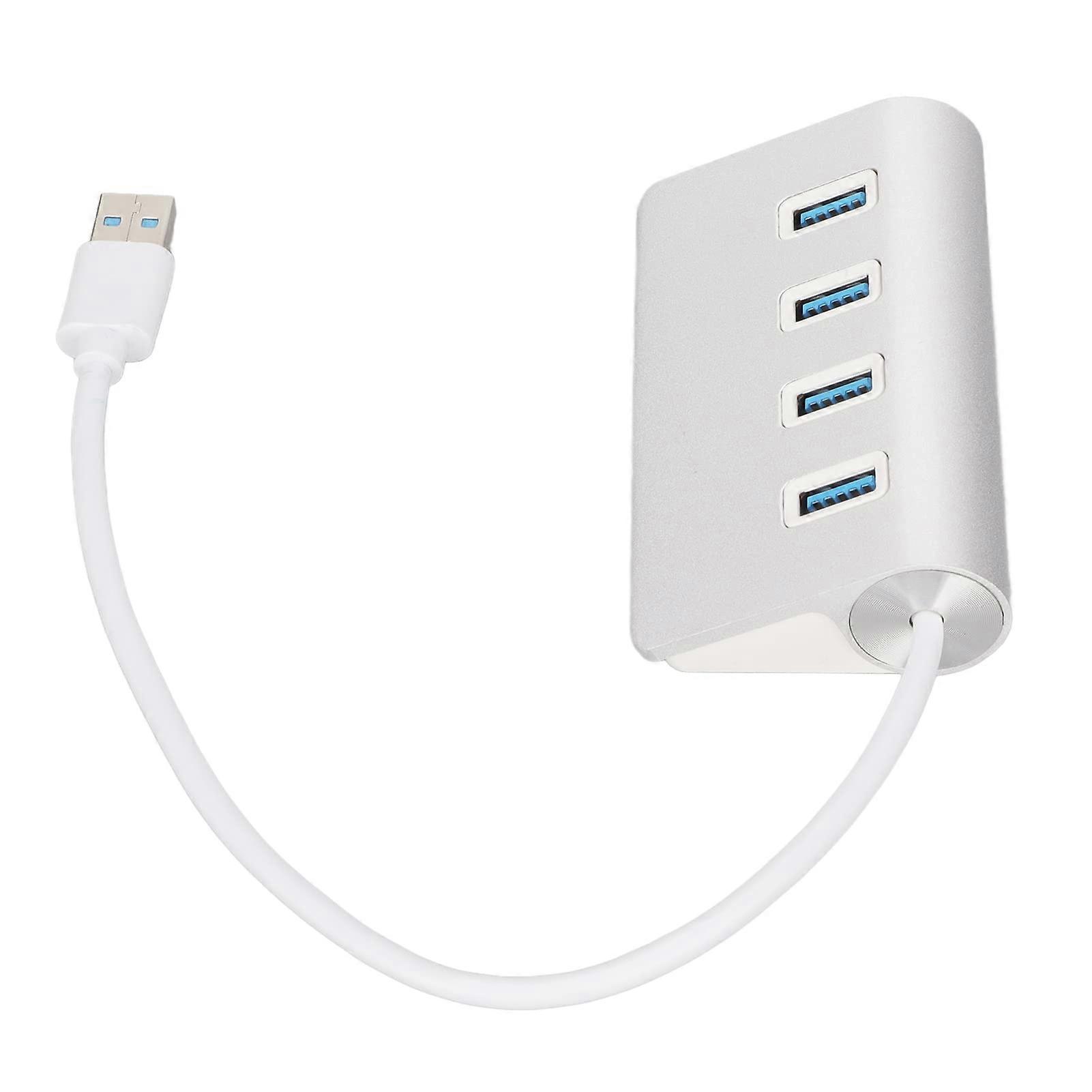 USB 3.0 4-Port Hub, Slim Design, Compact USB Data Hub, Up to 5 Gbps, Plug and Play for Windows Laptop