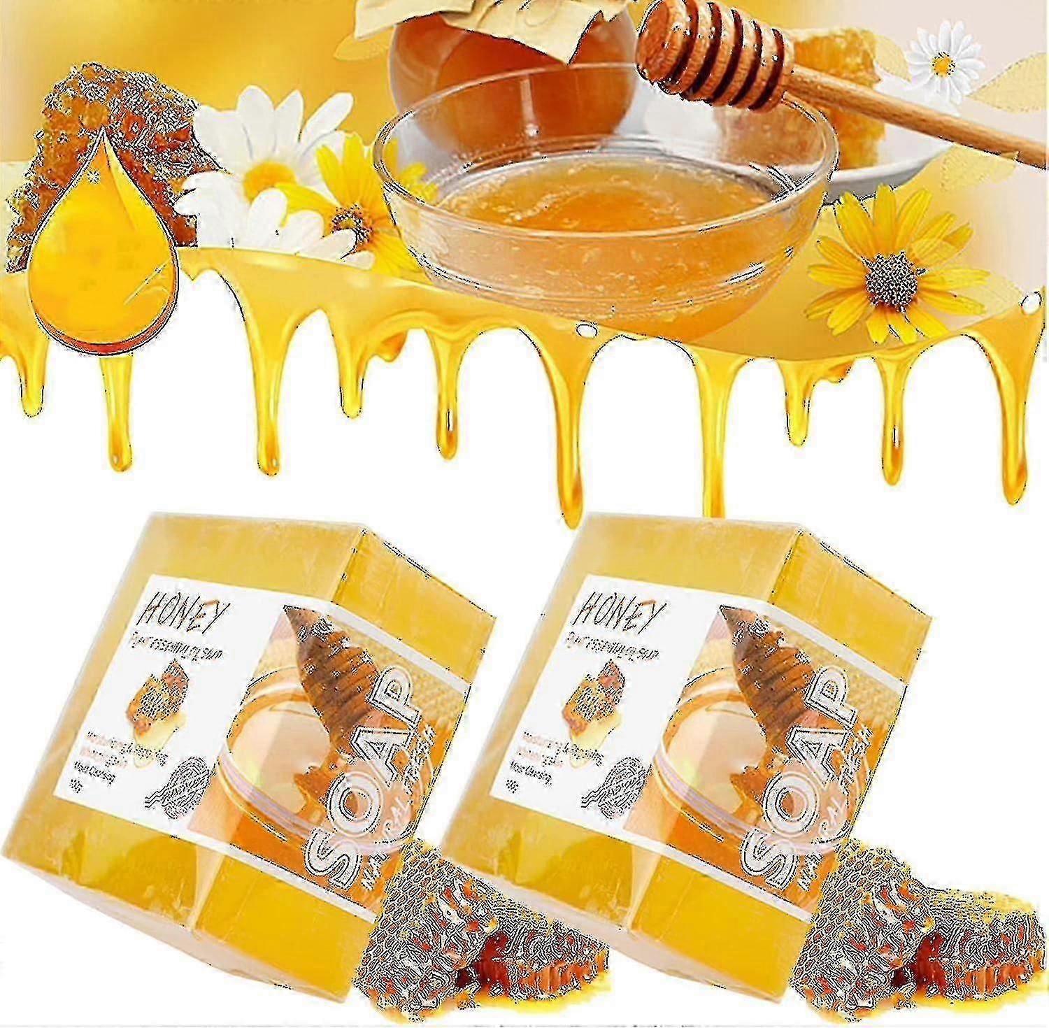1-3x Turmeric Honey Soap Bar Lavado Essentials, Κουρκούμη Σαπούνι Για Ακμή Σκούρες κηλίδες Αφαίρεση υπερμελάγχρωσης