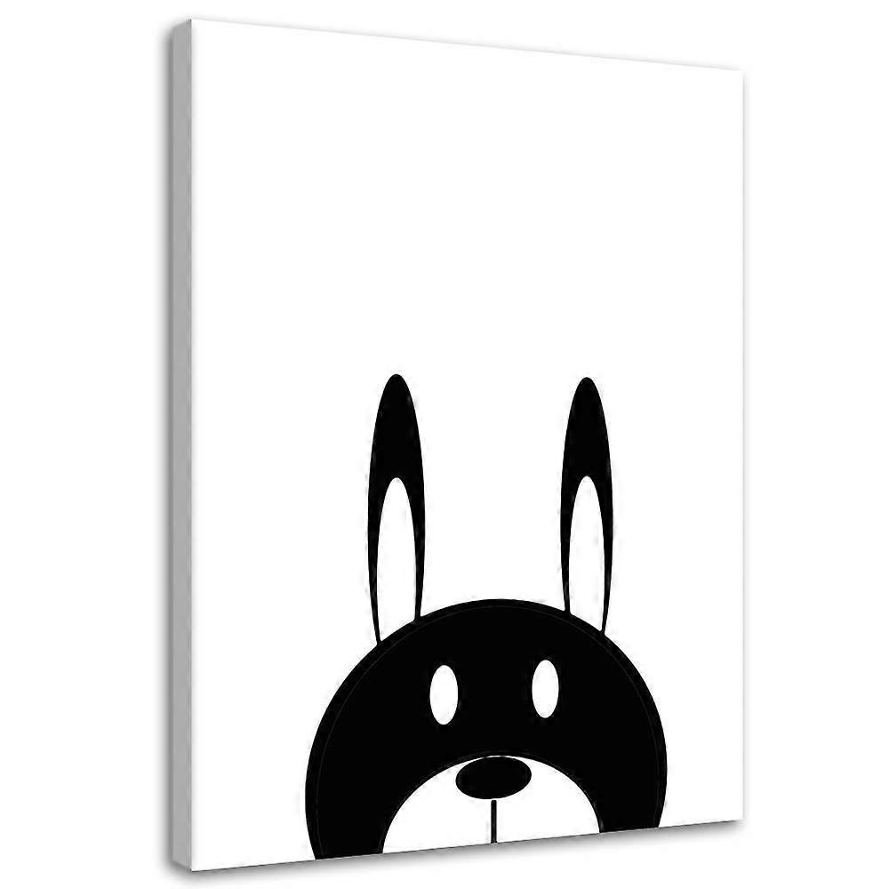 Lienzo, Liebre en contraste - 40x60