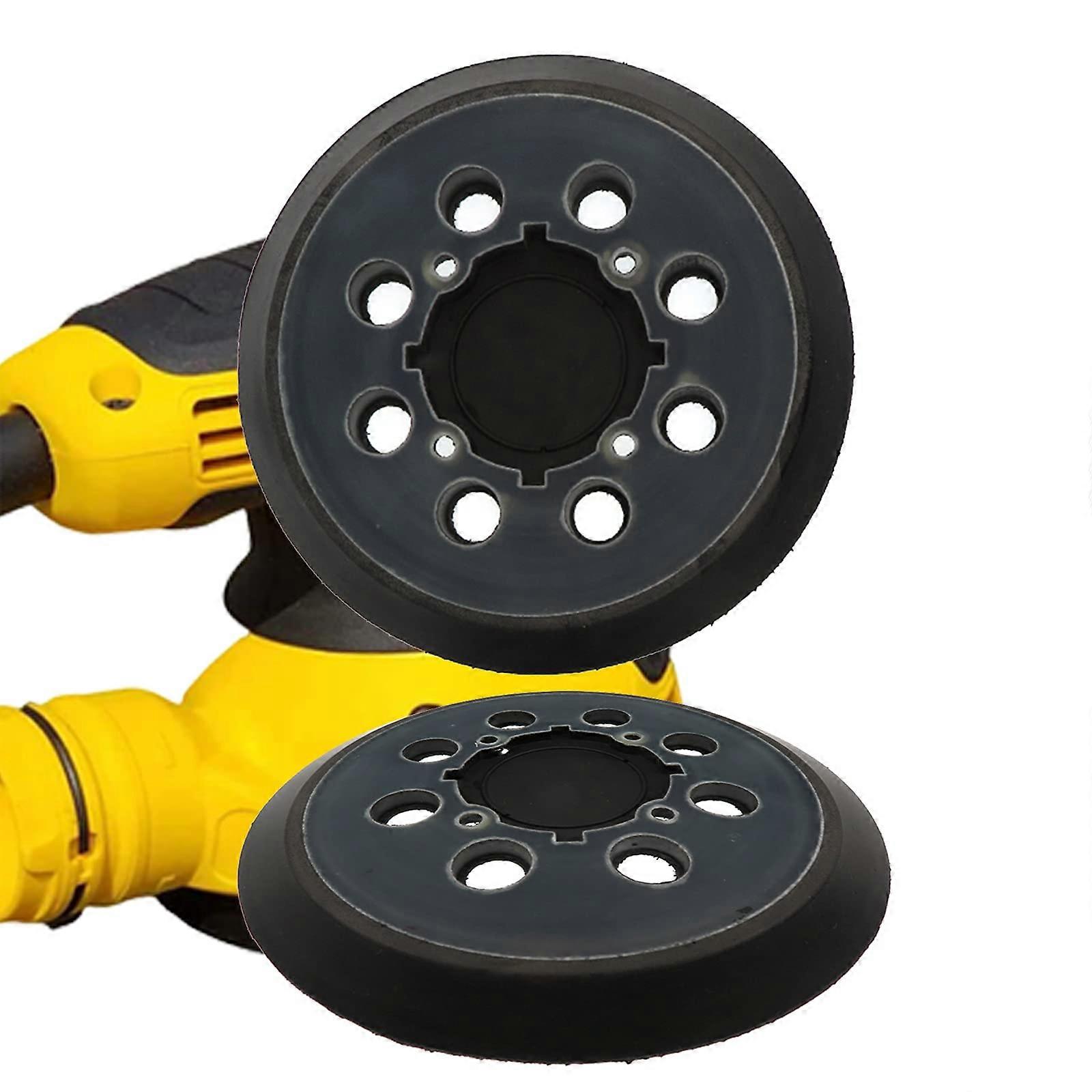 2 Pack 5 inch 8 Hole Sanding Pad and Hook Loop Replacement patible with DeWalt DWE64233 N329079