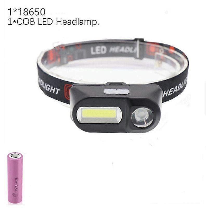 6000LM Mini Bærbar xml t6 cob Led Hodelykt Fiske Sol Camping badstue lampe Vandring Lommelykt Sykling rev