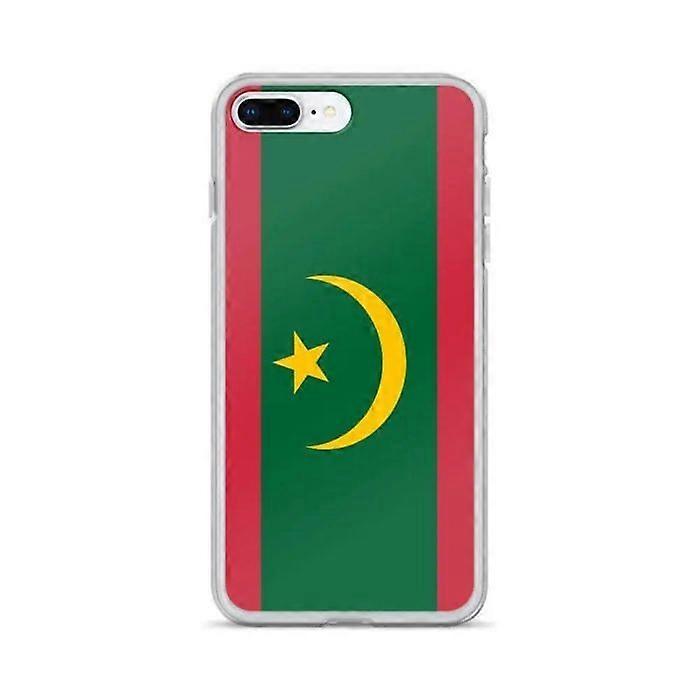 iPhone Case - Mauritania Flag - iPhone 7 Plus - Flexible - Multicolor - Vertical