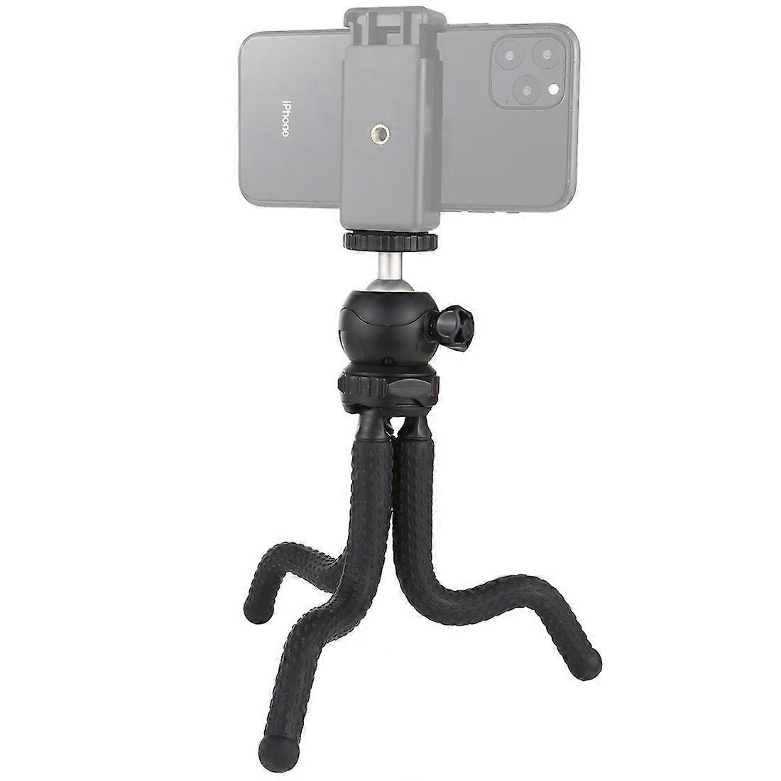 【New】 PULUZ Mini Octopus Flexible Tripod Holder with Ball Head for SLR Cameras, GoPro, Cellphone, Size: 25cmx4.5cm