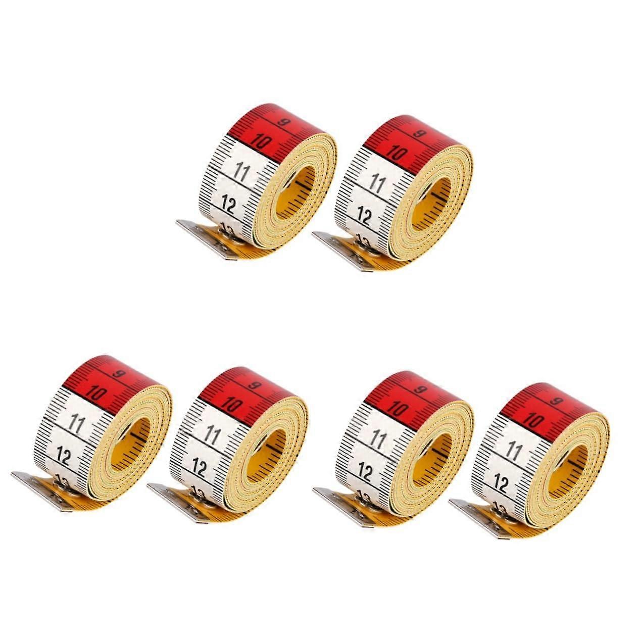 High Precision Tape Measure - Soft Double Scale Ruler Mini Ruler for Clothing Measurement, 2pcs, 3 Sets