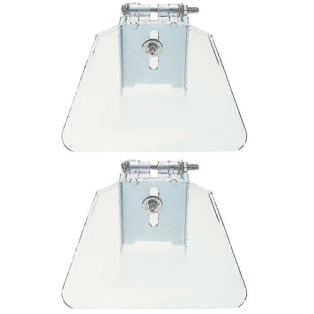 2pcs Bench Grinder Guard Replacement Bench Grinder Eye Shield Grinder Attachments Screws Included