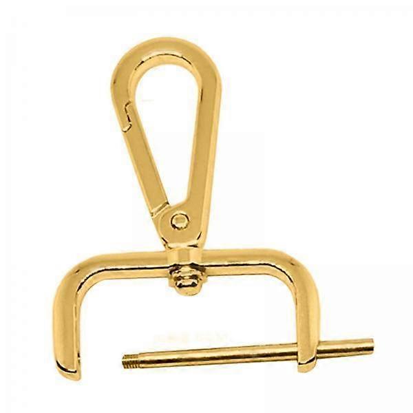 2x 2x Snap Hook Swivel Clasp, Swivel Snap Hook Clip Detachable with Screw Bar