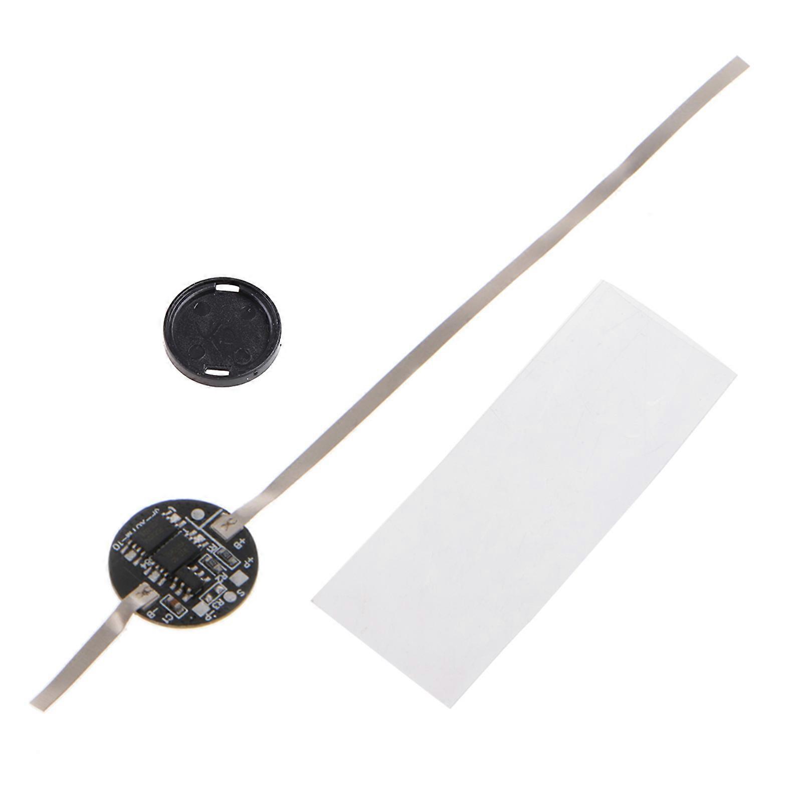 5A Round PCB for Protection Circuit Board For 18650 Li-ion lithium 3.7V Battery Multicolor