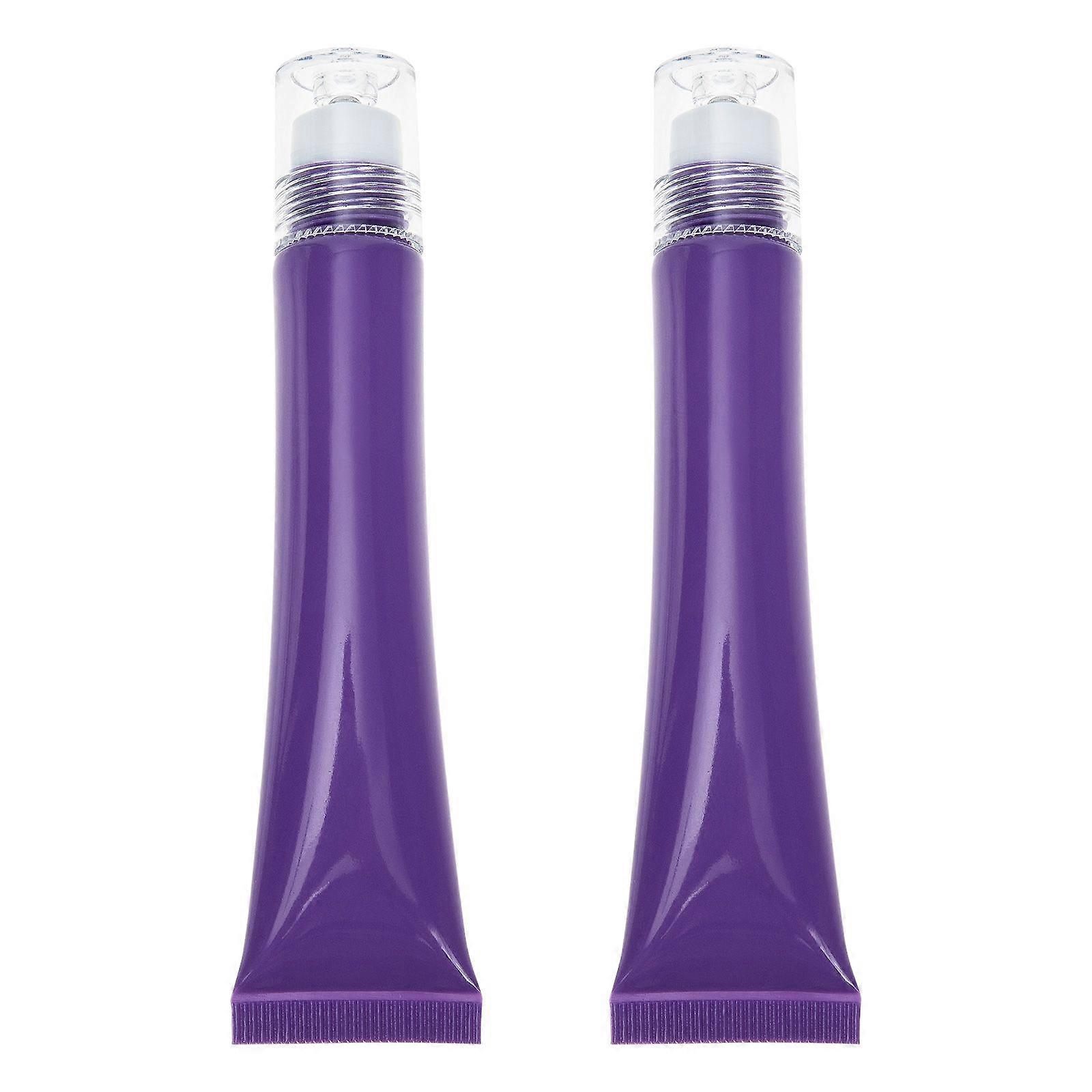 2stk æterisk olierør kosmetik dispenser beholder rulleflasker (20g)