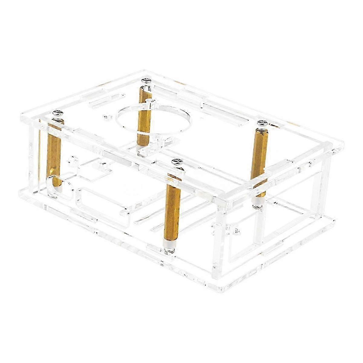 Transparent Acrylic Case for Raspberry Pi 5 Model B