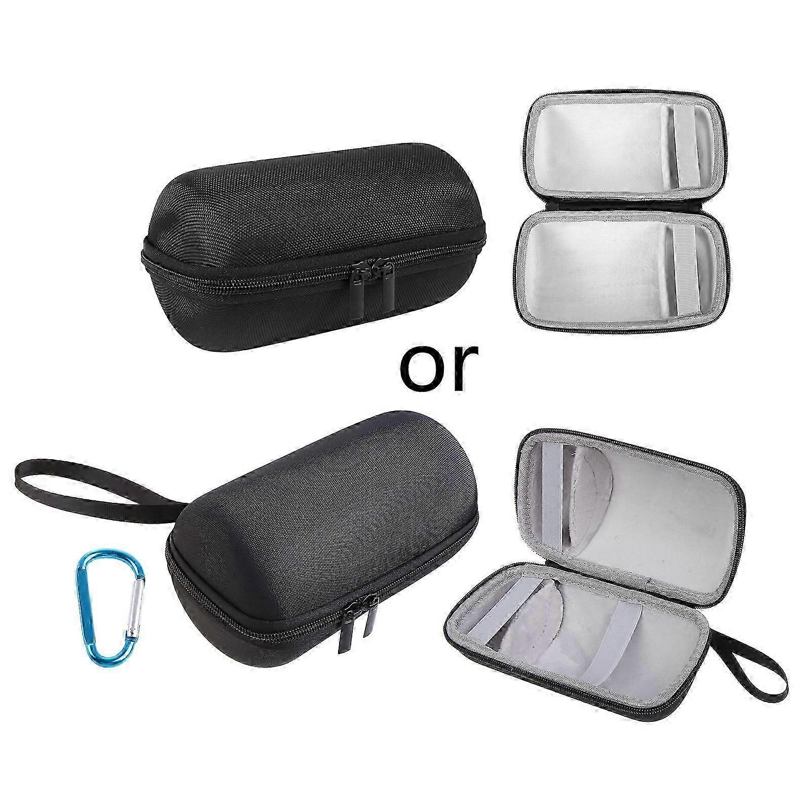 Black EVA Carrying for Case for Explore Speaker Travel for Case Multi-functional Storage for Case Carrying Bag  Black