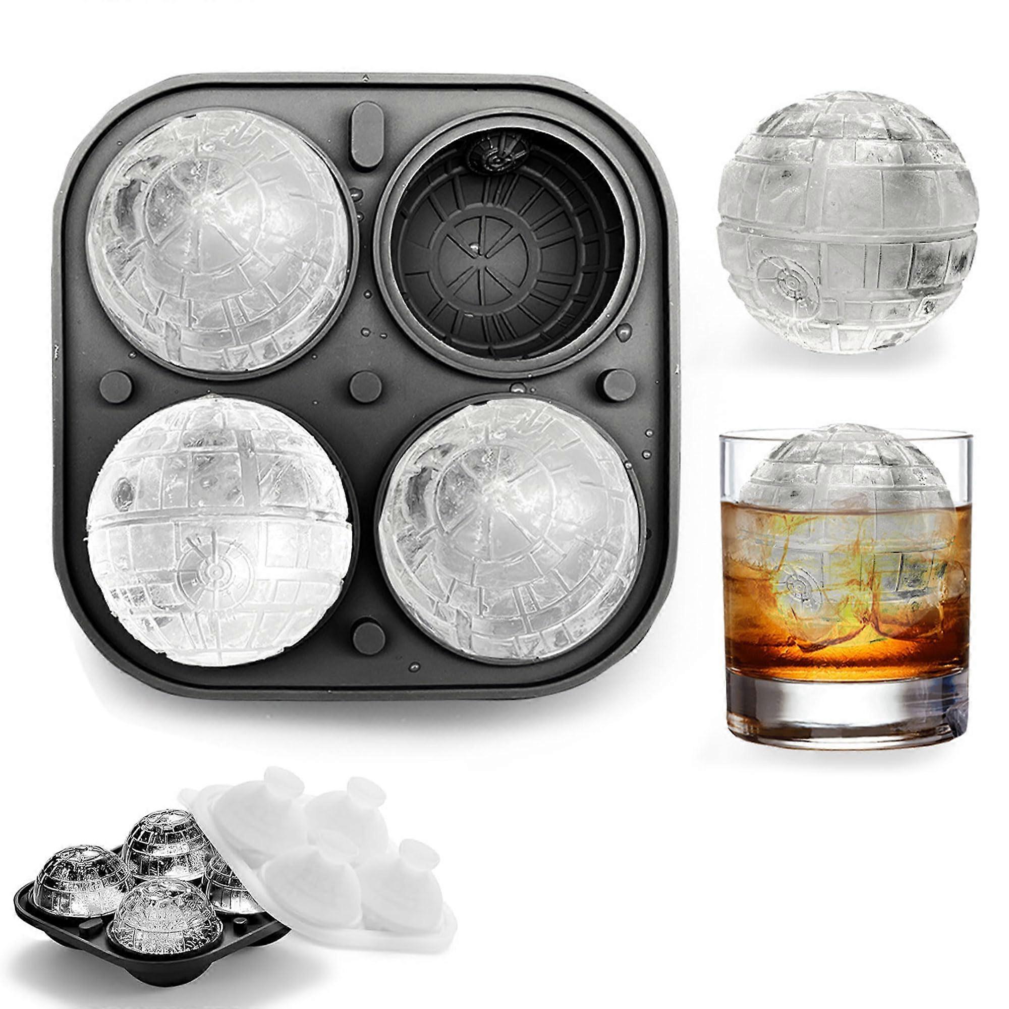 Silicone Ice Cube Tray Death Star Round Star Wars Reusable BPAFree (5 cm)