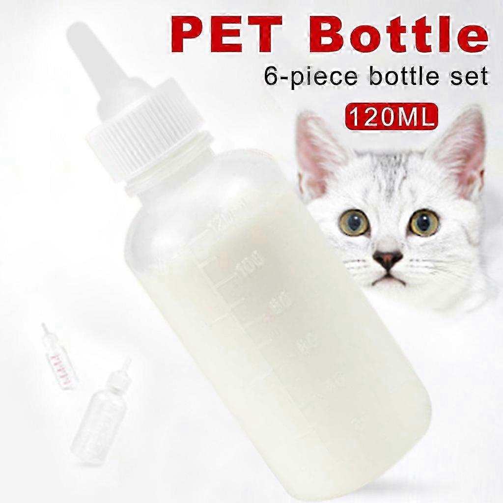 مستلزمات الأليفة طقم فرش حليب زجاجة حليب للكلاب والقطط للحيوانات الأليفة هارتلي 120 مل طقم 6 قطع 2025
